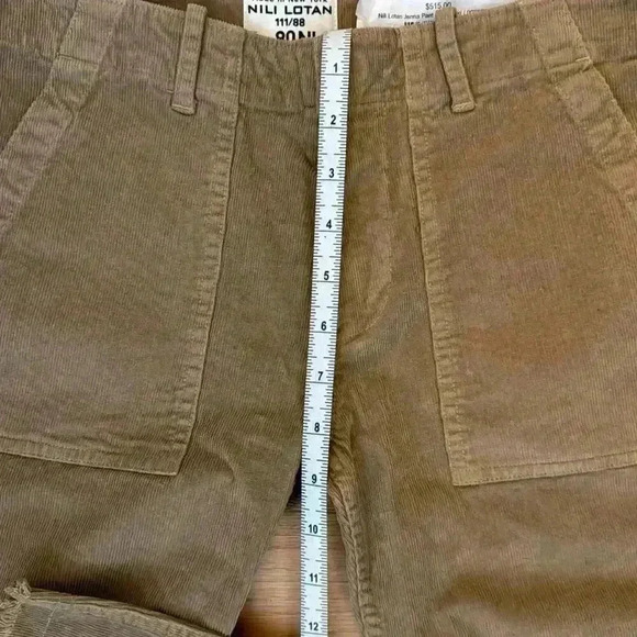 New NILI LOTAN Jenna Pant Sz 00 Color:Khaki Retails $515 - Picture 7 of 7